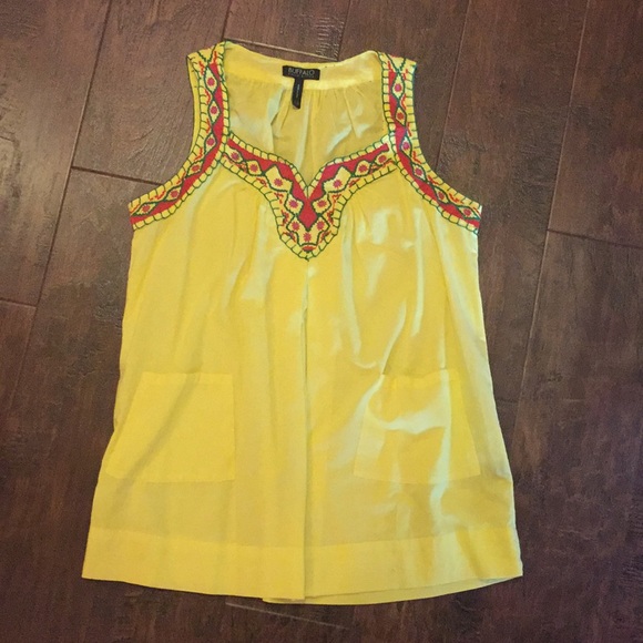 Buffalo David Bitton Tops - Yellow top